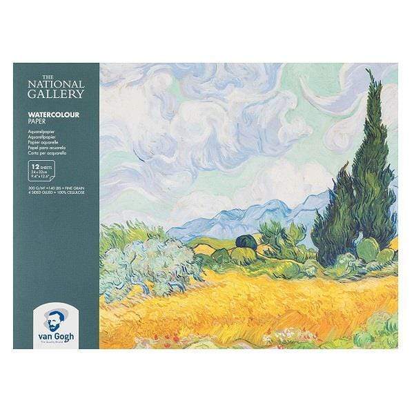 Van Gogh - National Gallery - Watercolour Block - 9.4x12.6"