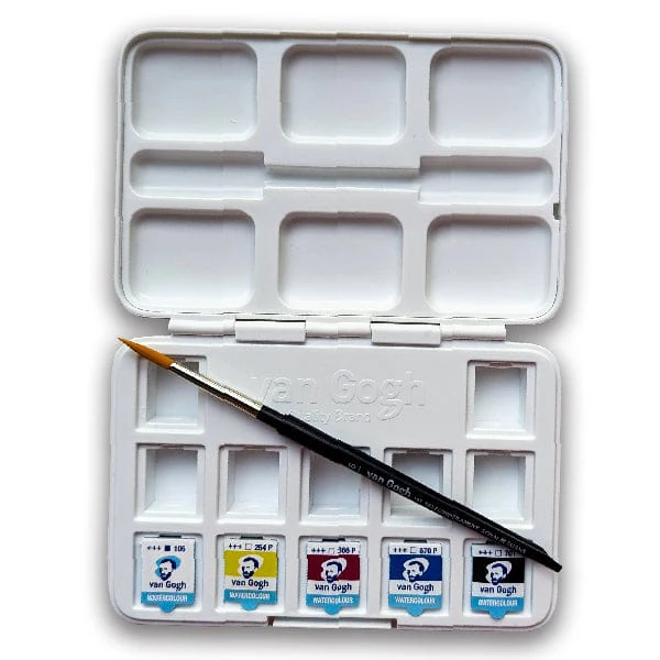 Van Gogh - Watercolour Half Pans - Create Your Own Pocketbox - Set of 5 Colours
