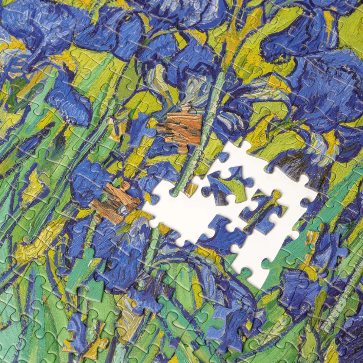 Vincent van Gogh's Irises - 1,000 Piece Jigsaw Puzzle - Image 2