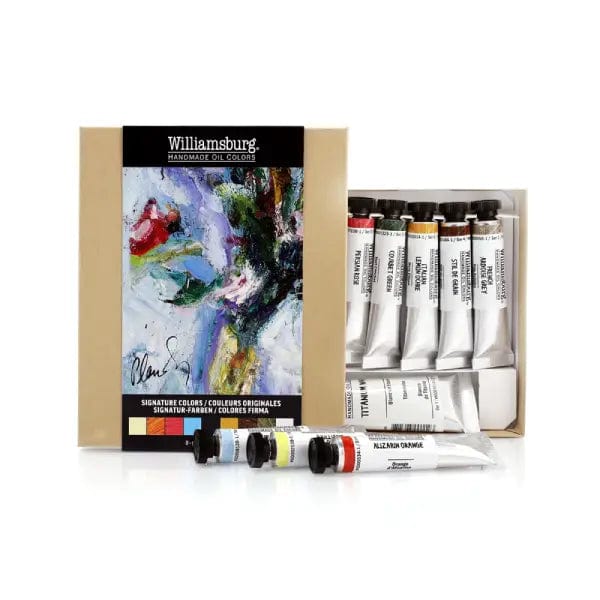 Williamsburg - Handmade Oil Colours - Set of 9 x 11mL Tubes - Signature Colours