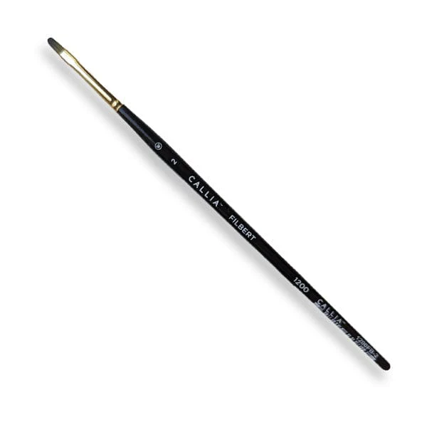 Willow Wolfe - Callia Artist Brushes - Series 1200 - Filberts