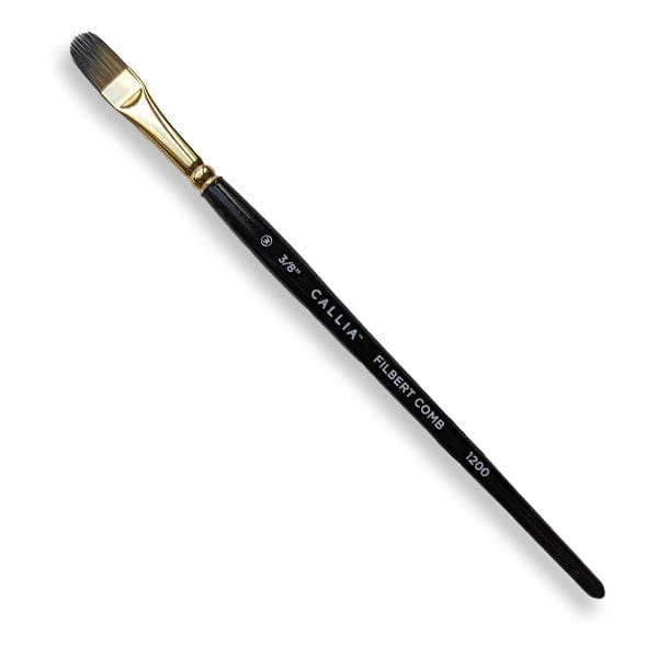 Willow Wolfe - Callia Artist Brushes - Series 1200 - Filbert Comb