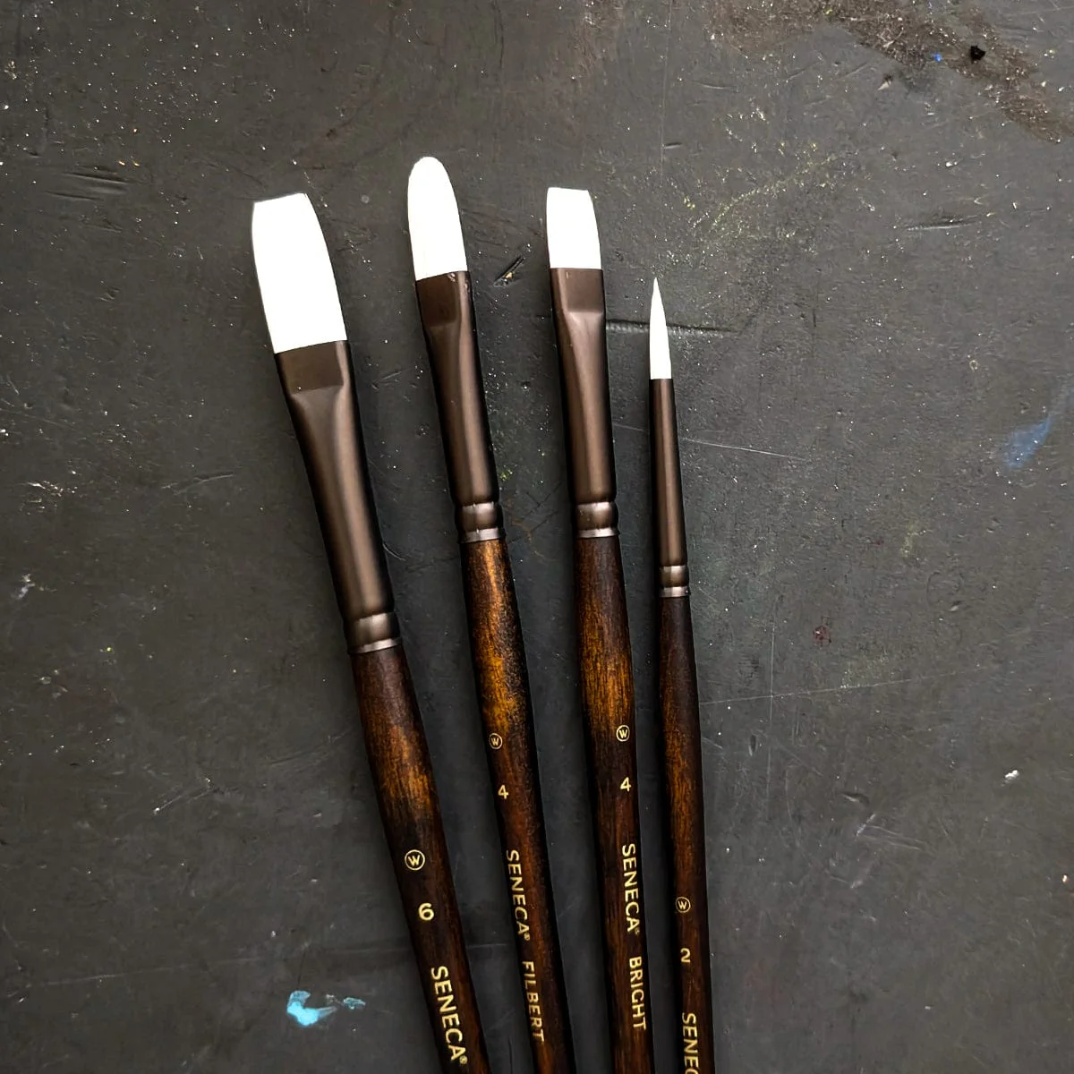Willow Wolfe - Seneca Artist Brushes - Master Artist Series: Dimitri Sirenko - 4 Brush Set - Image 2