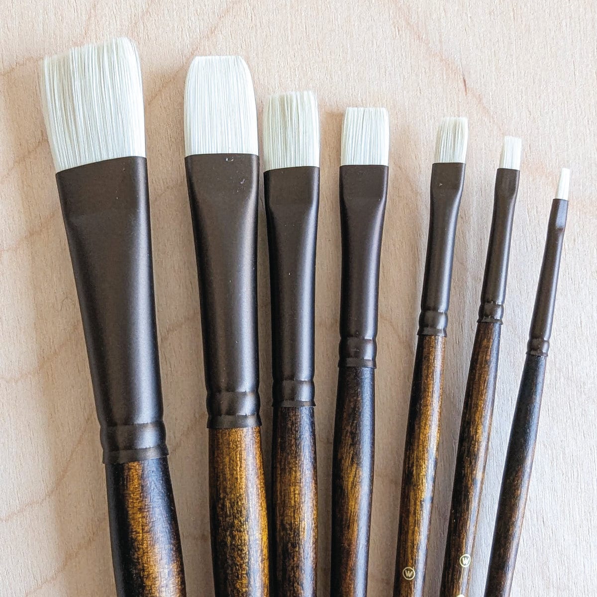 Willow Wolfe - Seneca Artist Brushes - Series 1700 - Brights