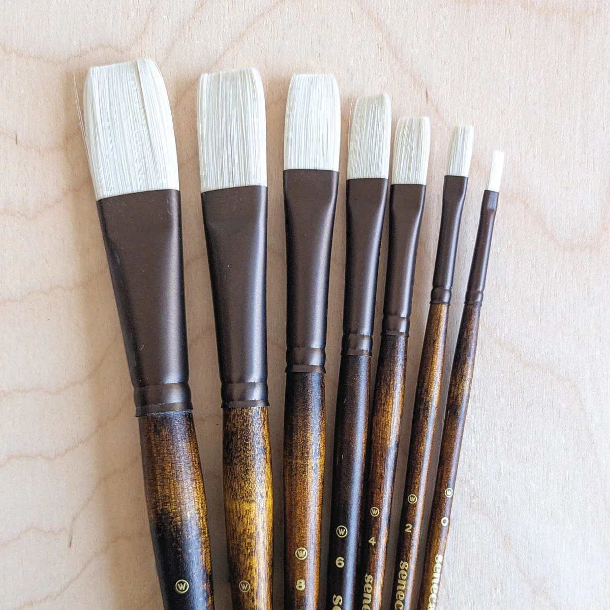 Willow Wolfe - Seneca Artist Brushes - Series 1700 - Flats