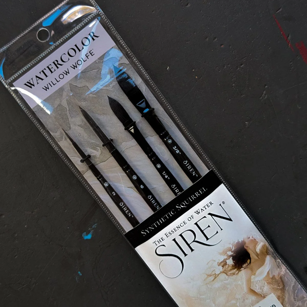 Willow Wolfe - Siren Artist Brushes - Floral Selection - 4 Brush Set