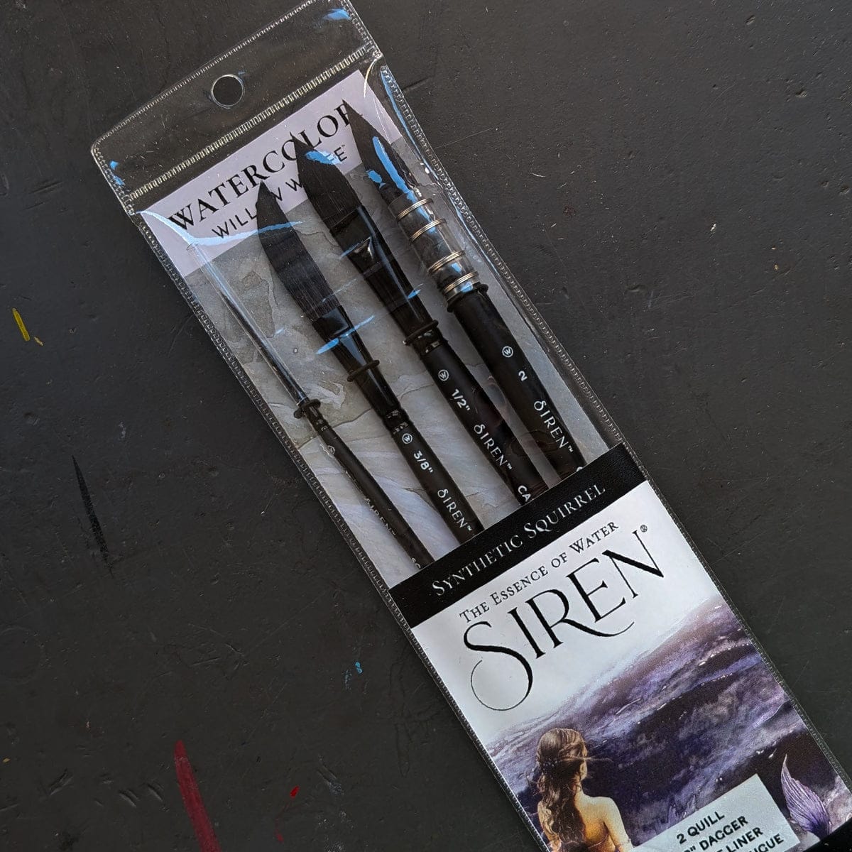 Willow Wolfe - Siren Artist Brushes - Specialty Selection - 4 Brush Set