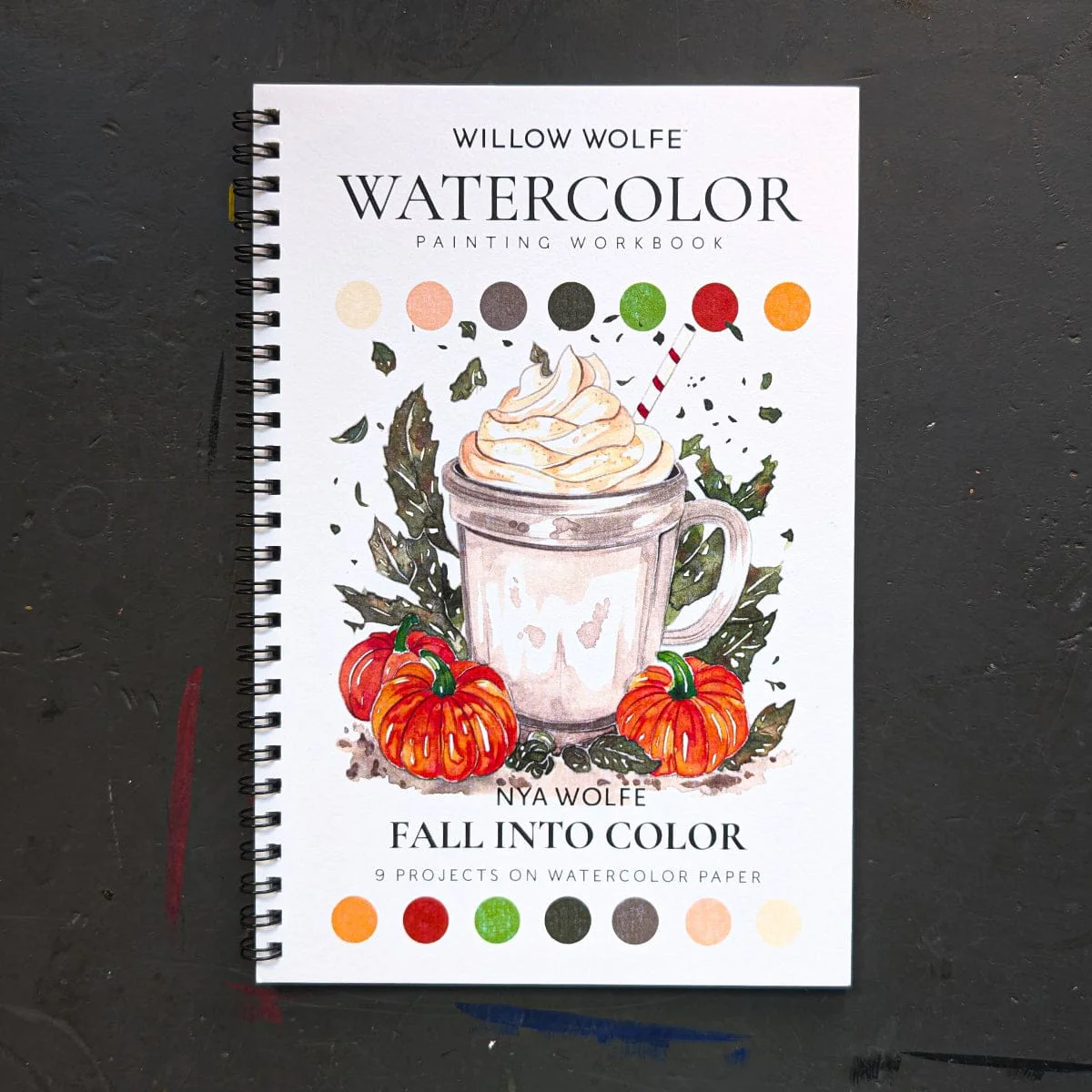 Willow Wolfe - Watercolor Painting Workbook - Fall into Color