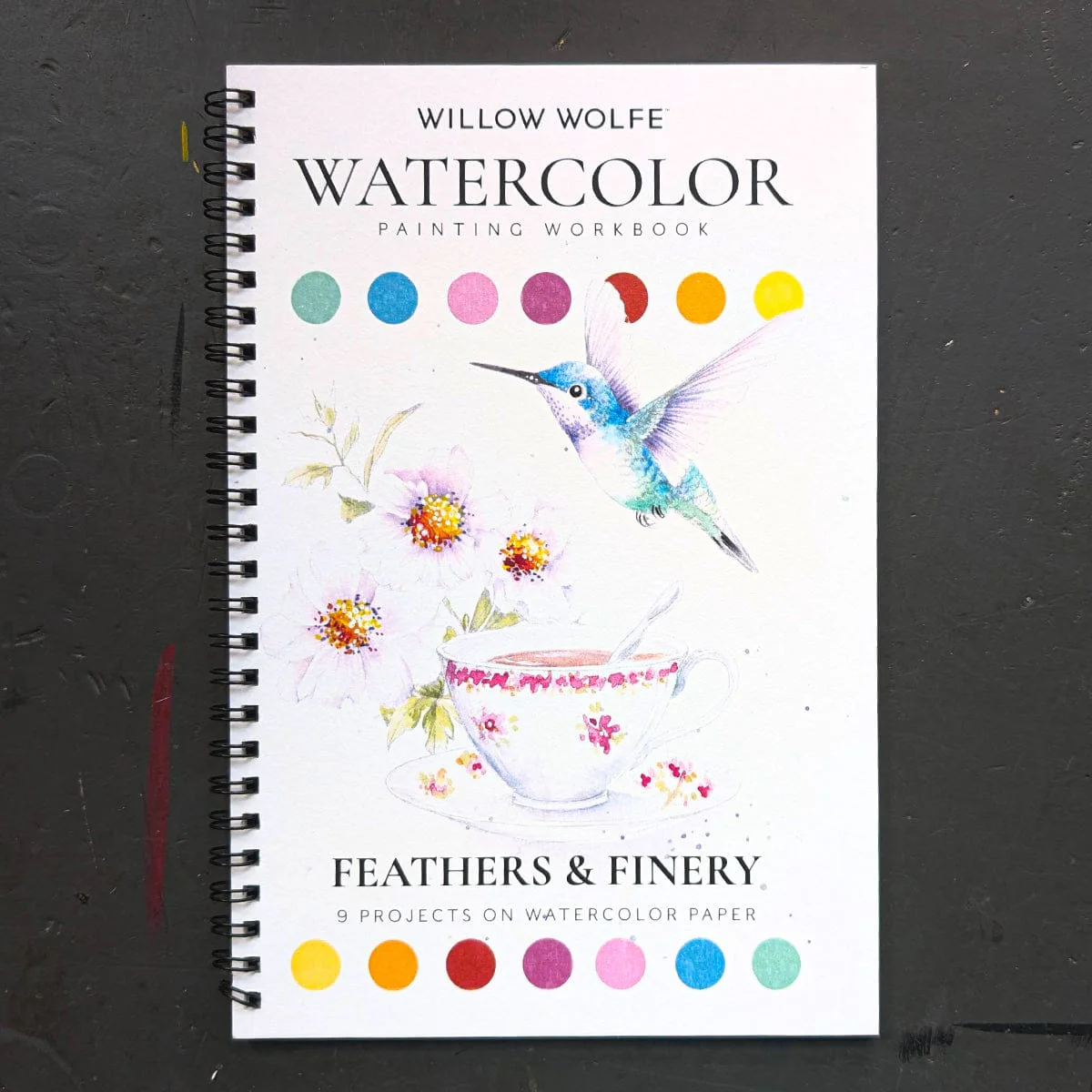 Willow Wolfe - Watercolor Painting Workbook - Feathers & Finery