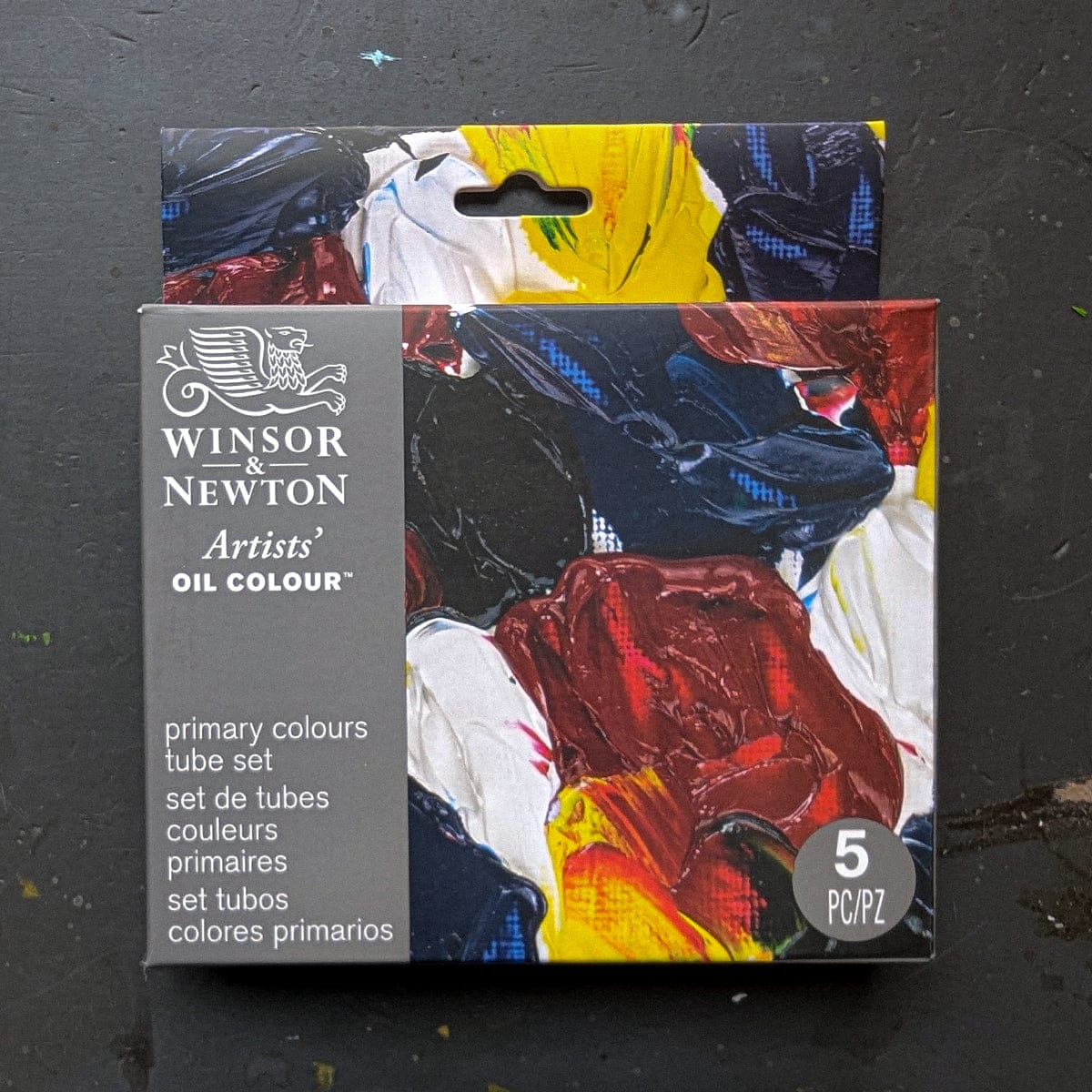Winsor & Newton - Artists' Oil Colour - Primary Colours Tube Set - 5 x 37mL Tubes