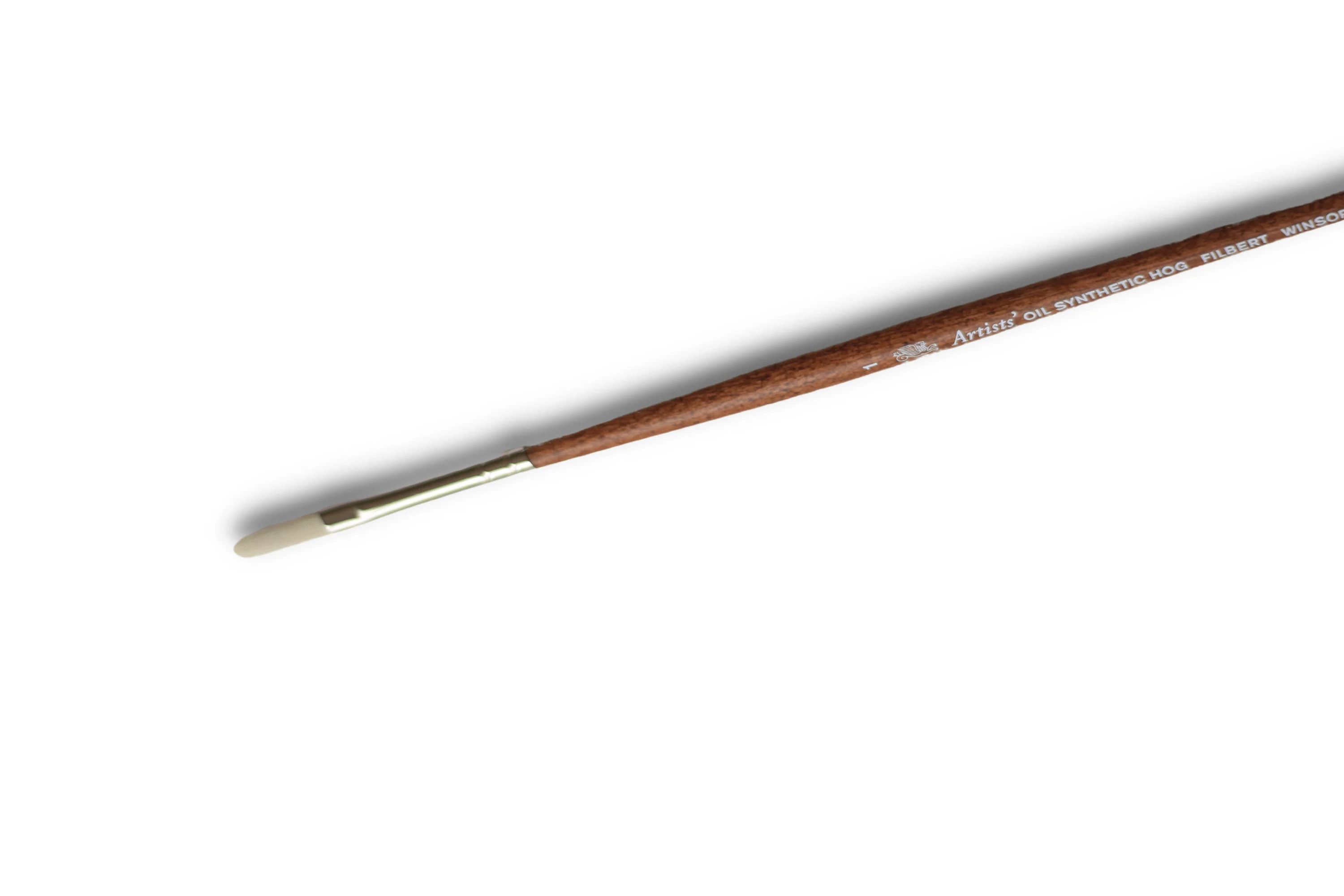Winsor & Newton - Artists' Oil Synthetic Hog Bristle - Long Handle - Filbert Brush #1