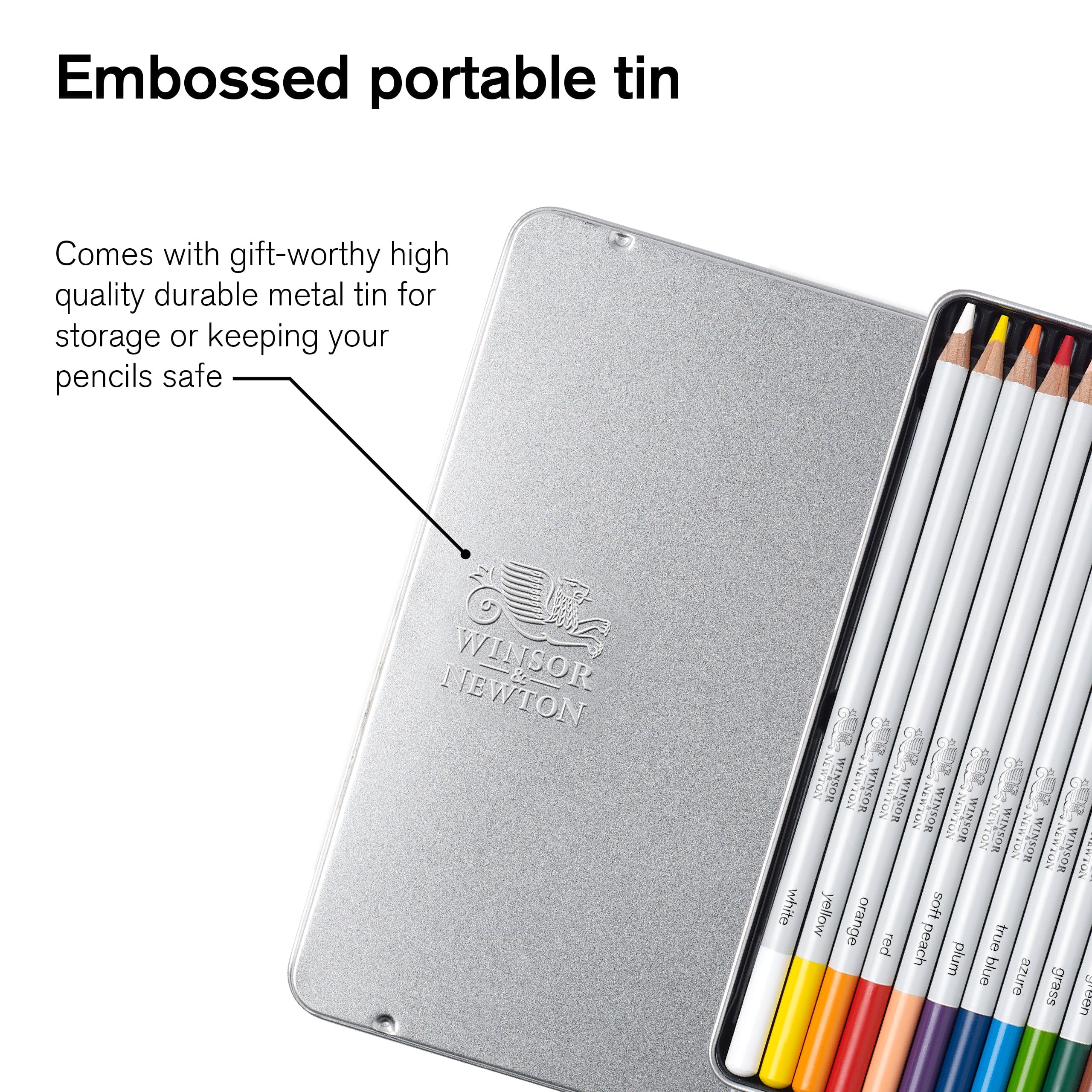 Winsor & Newton - Colour Pencils - Soft Thick-Core - 12 Colour Set - Image 6