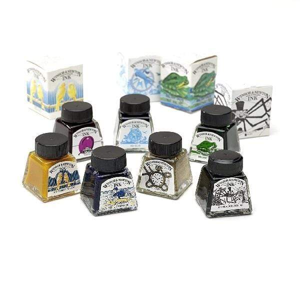 Winsor & Newton - Drawing Ink - 30mL Bottles - Metallic Colours