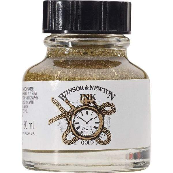 Winsor & Newton - Drawing Ink - 30mL Bottles - Metallic Colours - Image 2