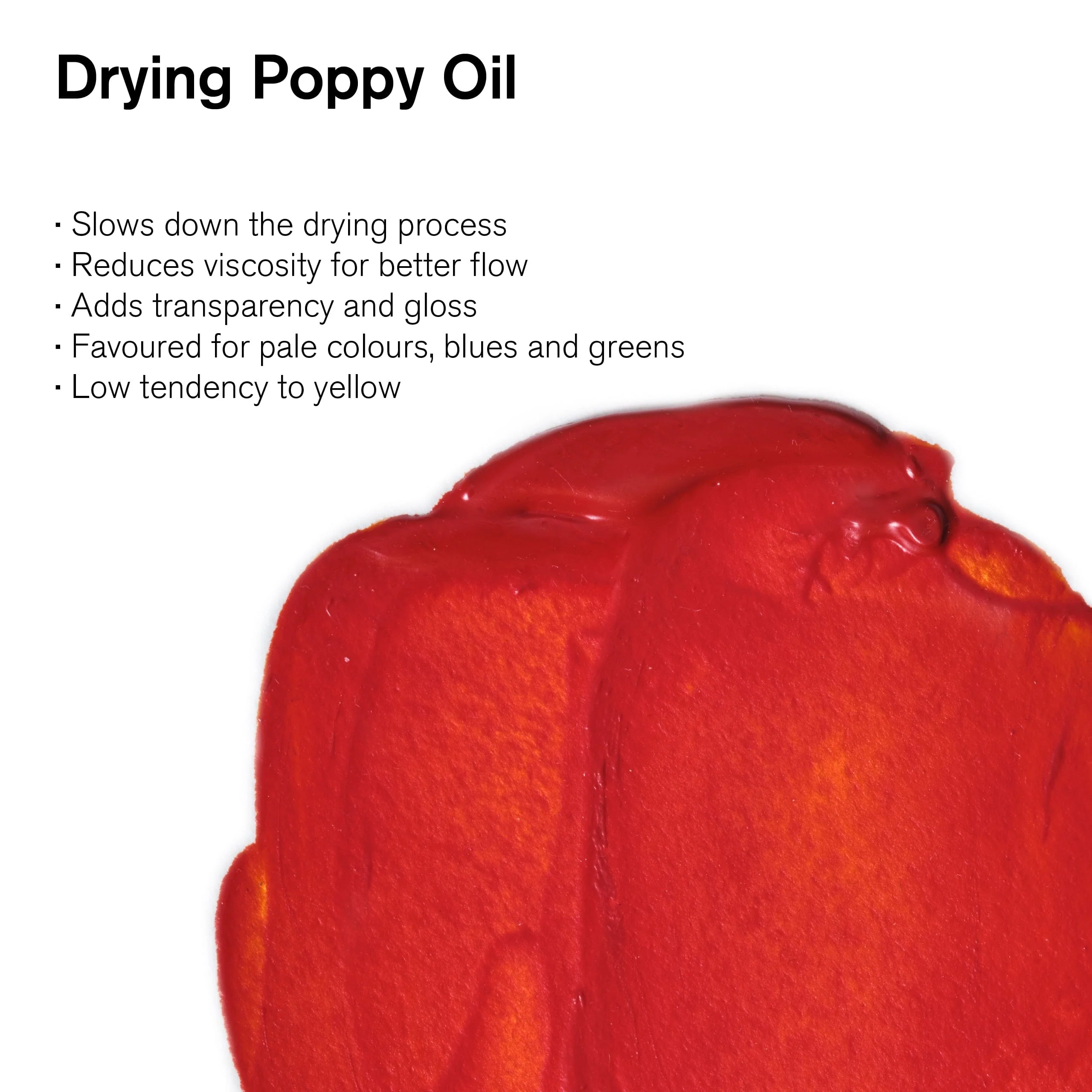 Winsor & Newton - Drying Poppy Oil - 75mL Bottle - Image 2