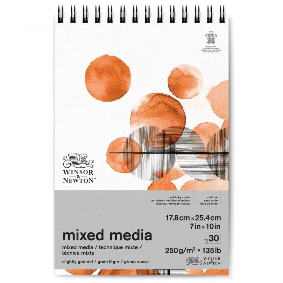 Winsor & Newton - Mixed Media Pad - Spiral Bound - 7x10"