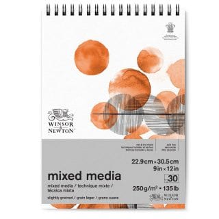 Winsor & Newton - Mixed Media Pad - Spiral Bound - 9x12"