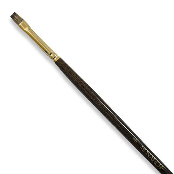 Winsor & Newton - Monarch - Long Handle Brush - Bright - Size 4