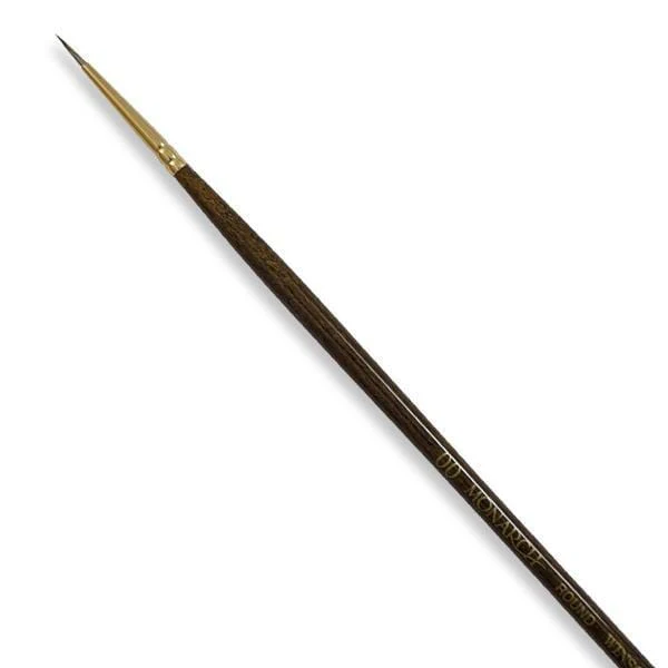 Winsor & Newton - Monarch - Long Handle Brush - Round - Size 00