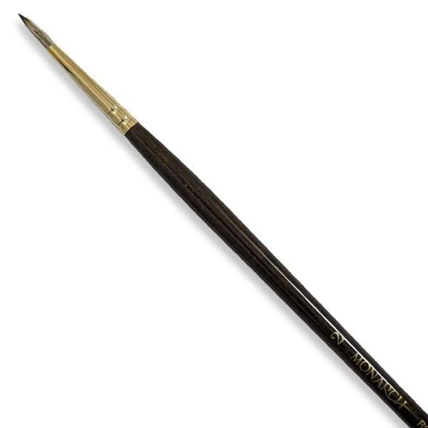 Winsor & Newton - Monarch - Long Handle Brush - Round - Size 2