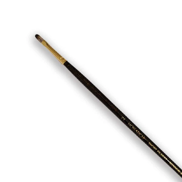 Winsor & Newton - Monarch - Long Handle Brush - Short Filbert - Size 2