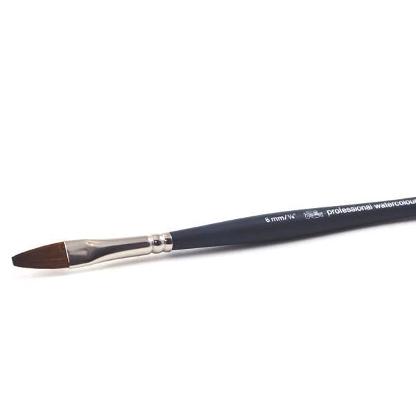 Winsor & Newton - Professional Watercolour Synthetic Sable Brush - One Stroke - 6mm / ¼ "