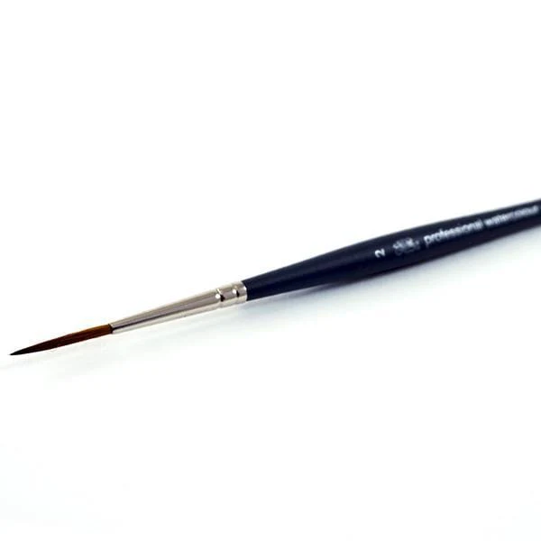 Winsor & Newton - Professional Watercolour Synthetic Sable Brush - Rigger - Size 2