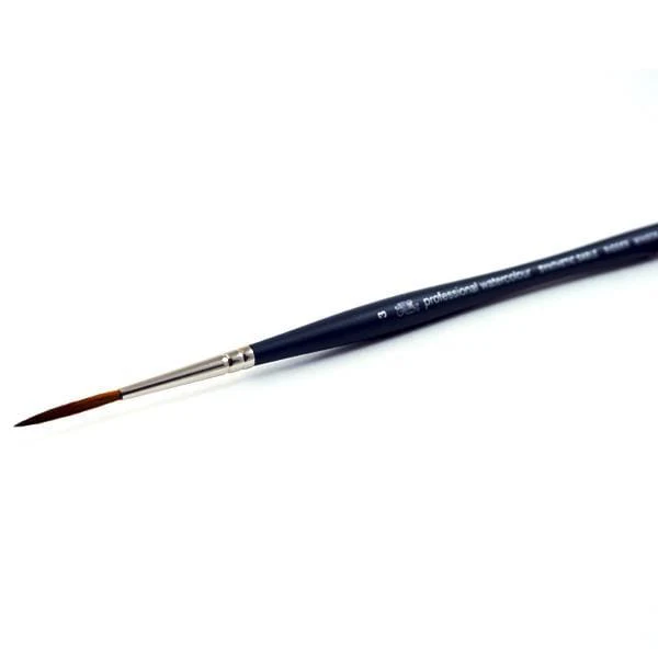 Winsor & Newton - Professional Watercolour Synthetic Sable Brush - Rigger - Size 3
