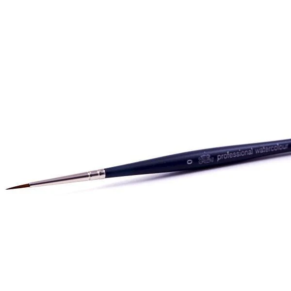 Winsor & Newton - Professional Watercolour Synthetic Sable Brush - Round - Size 0