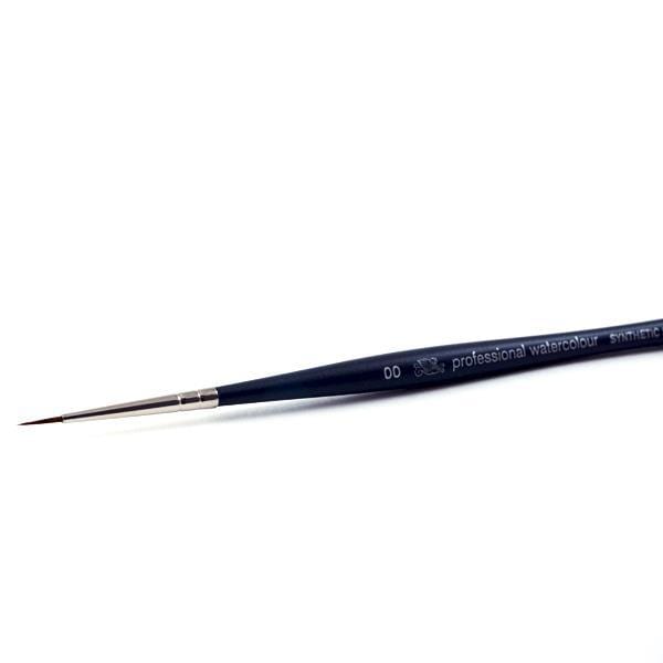 Winsor & Newton - Professional Watercolour Synthetic Sable Brush - Round - Size 00