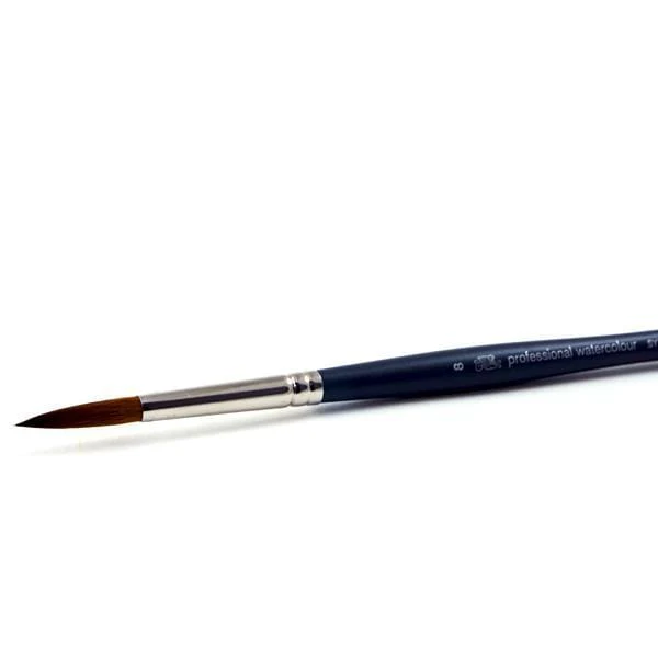 Winsor & Newton - Professional Watercolour Synthetic Sable Brush - Round - Size 8