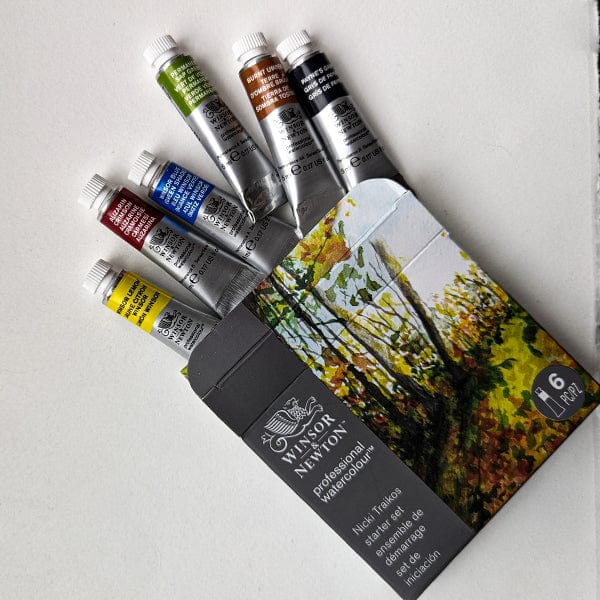 Winsor & Newton - Professional Watercolour - Nicki Traikos Starter Set - 6 x 5mL Tubes - Image 2