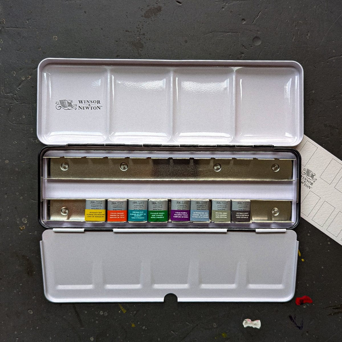 Winsor & Newton - Professional Artist Watercolour - Revival Collection Tin - 8 Pieces - Image 2