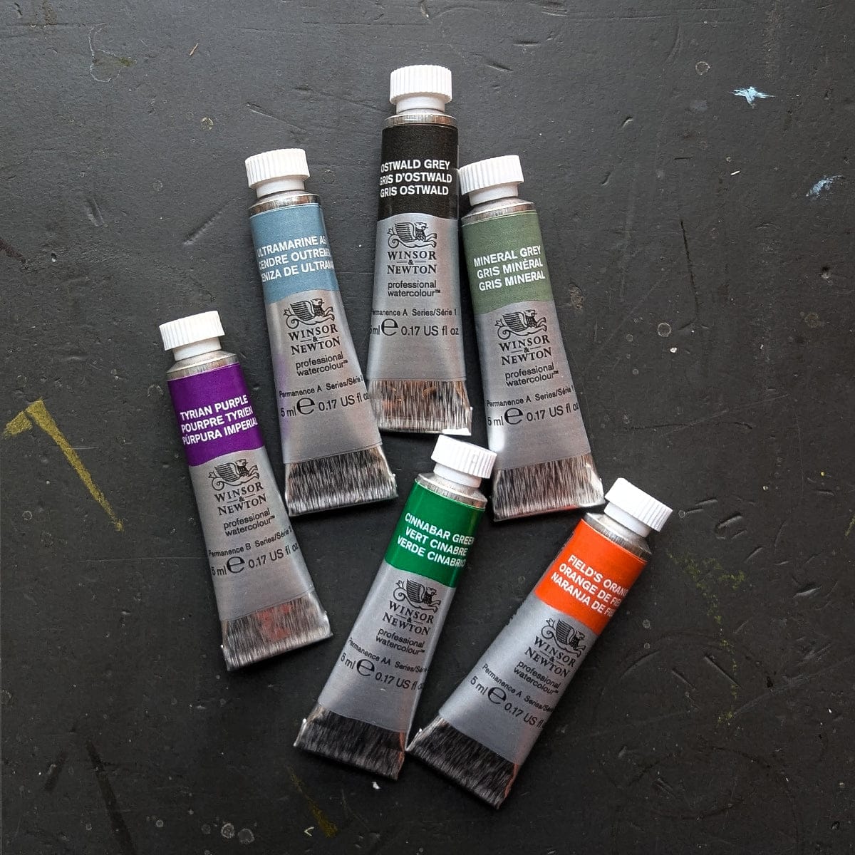 Winsor & Newton - Professional Watercolour - Revival Collection Tube Set - 6 x 5mL Tubes - Image 2