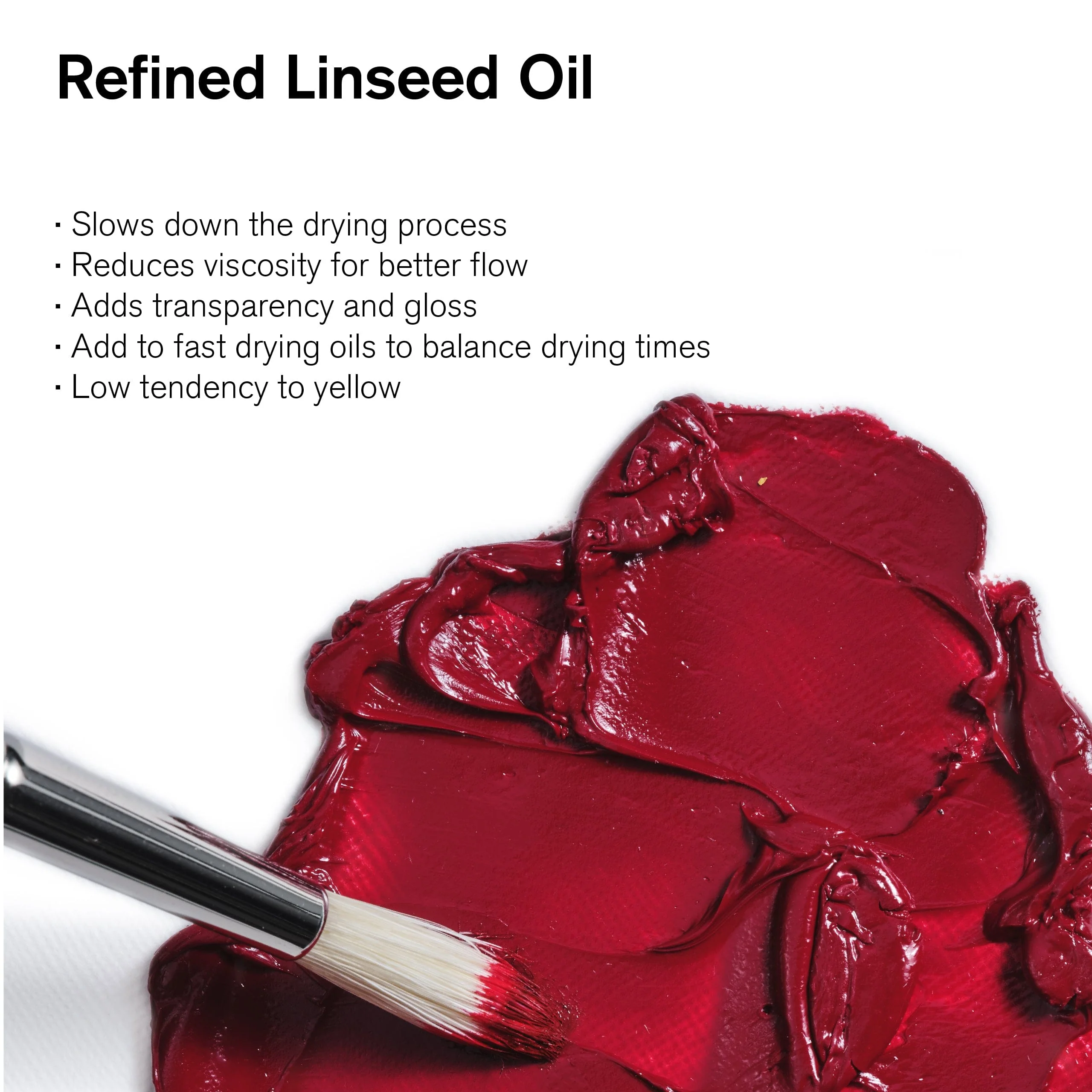 Winsor & Newton - Refined Linseed Oil - 75mL Bottle - Image 2