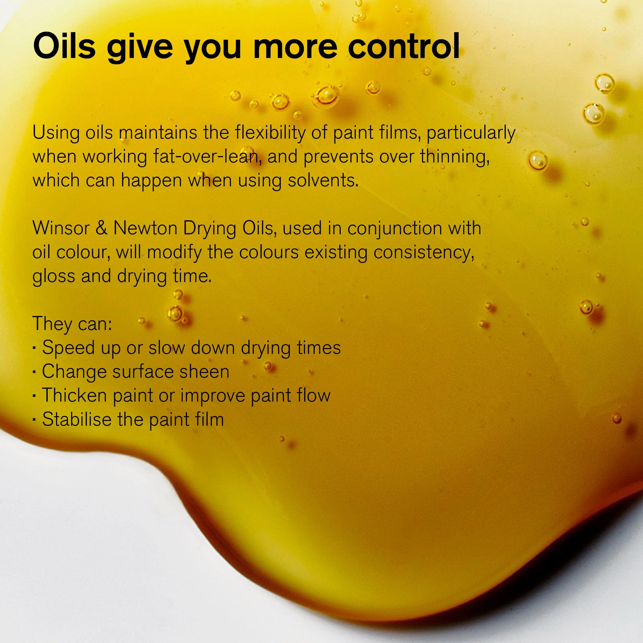 Winsor & Newton - Refined Linseed Oil - 75mL Bottle - Image 3