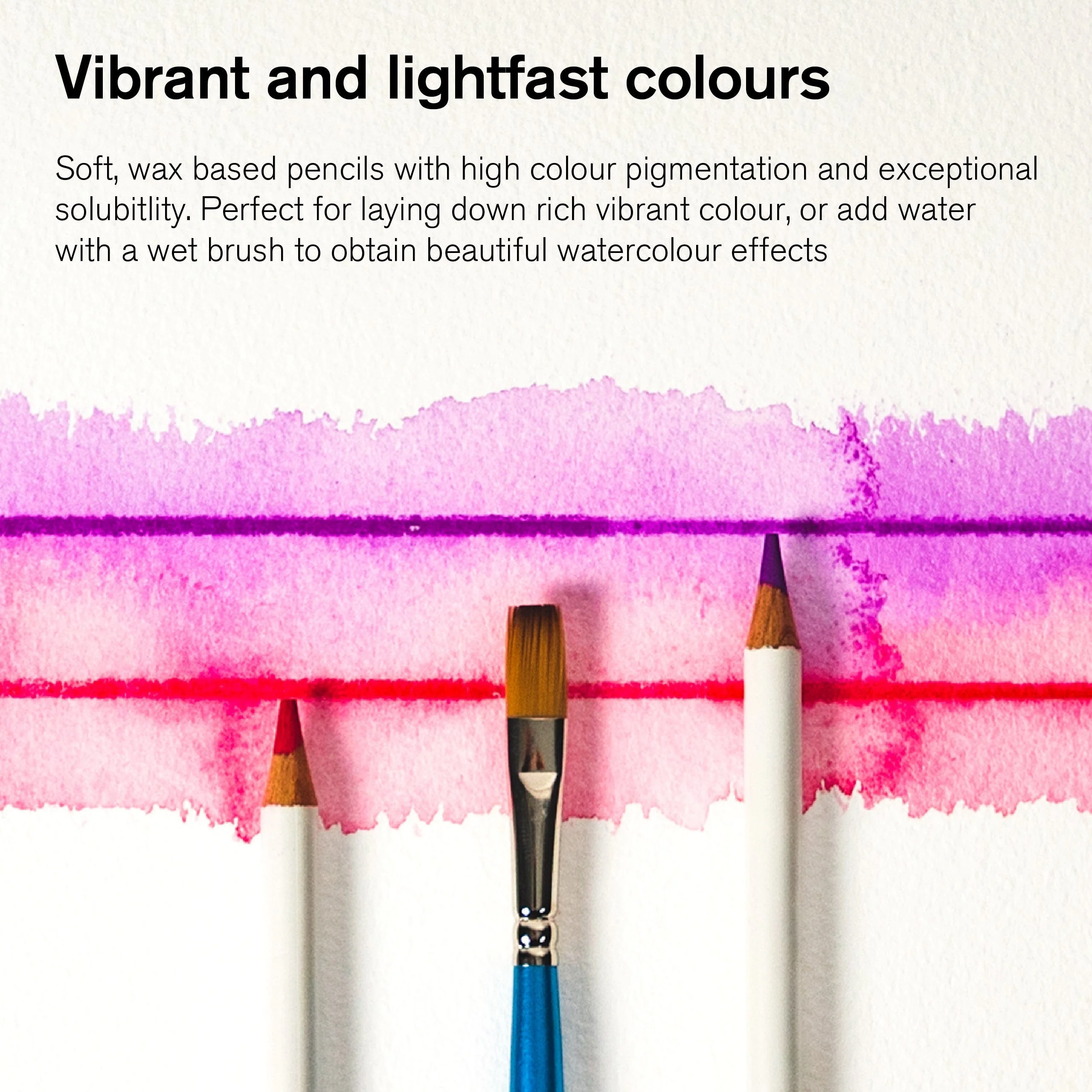 Winsor & Newton - Watercolour Pencils - Soft Thick-Core - 12 Colour Set - Image 5