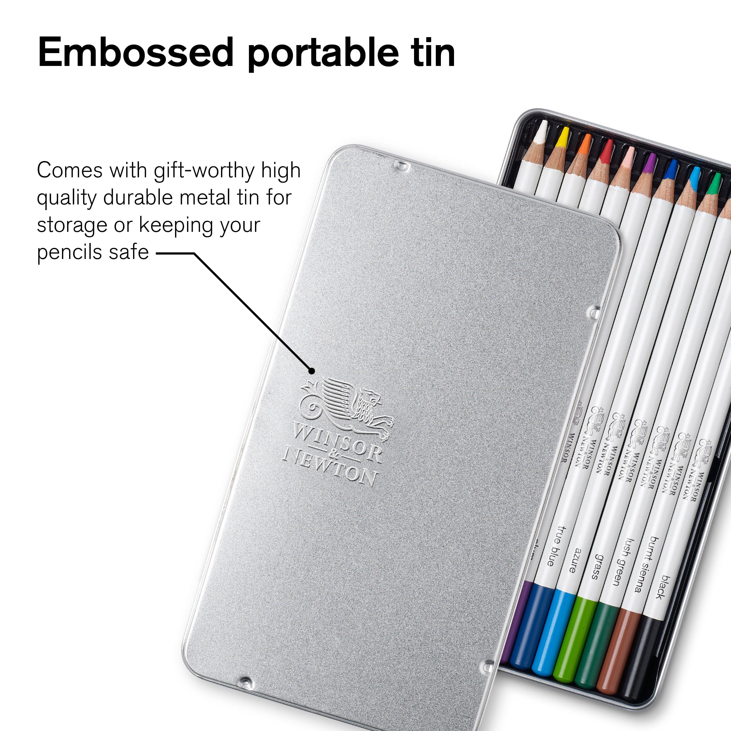 Winsor & Newton - Watercolour Pencils - Soft Thick-Core - 12 Colour Set - Image 7