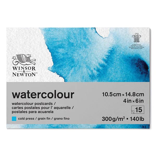 Winsor & Newton - Watercolour Postcards - Cold Press - 140lb - 4x6"