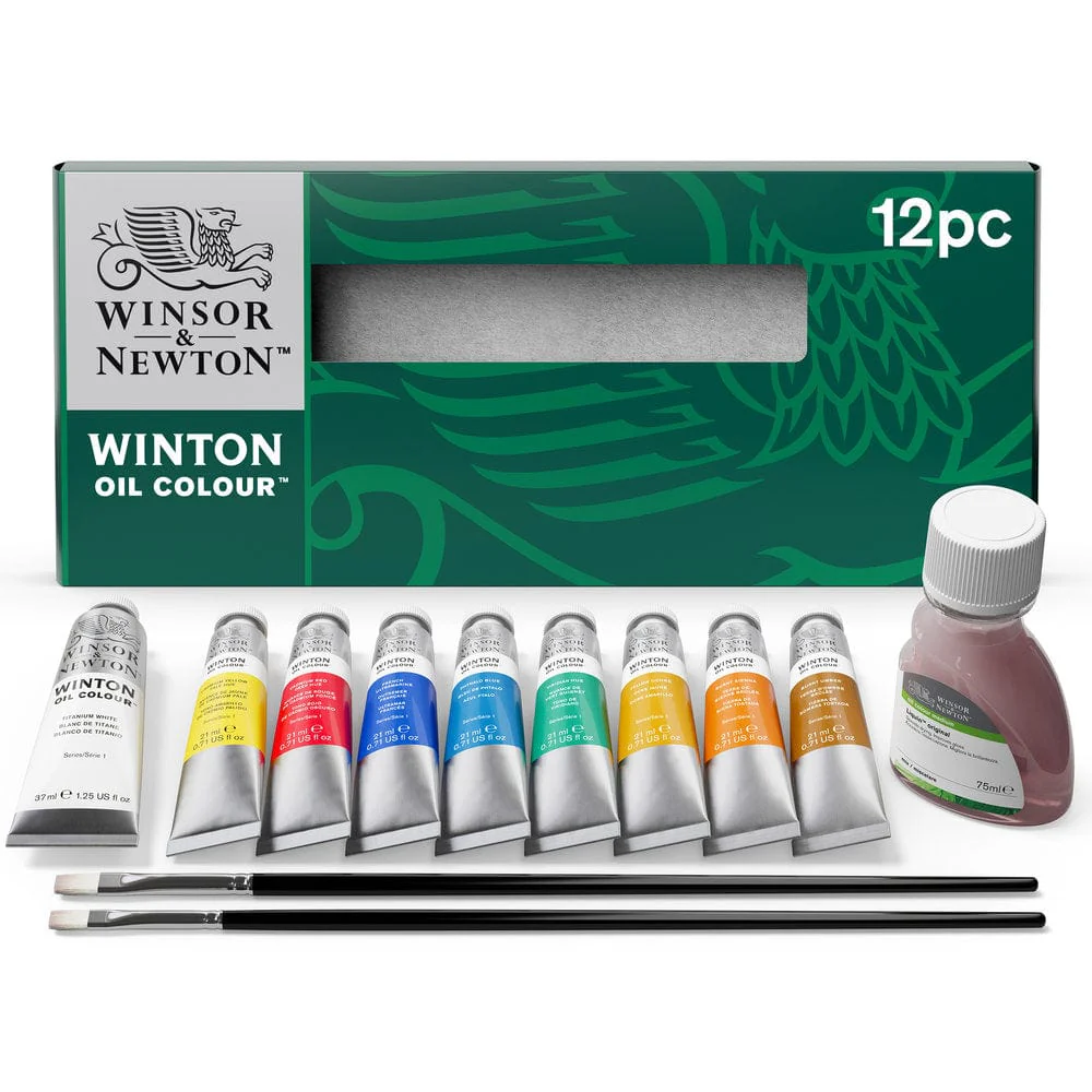 Winsor & Newton - Winton Oil Colour - Studio Set - 12 Pieces