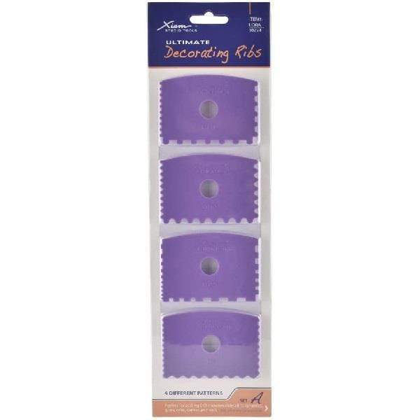 Xiem Tools - Decorating Ribs - Set A - 4 Pieces