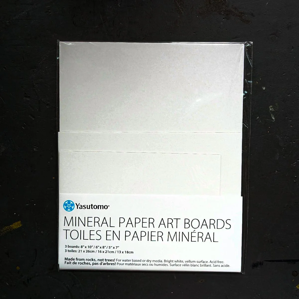 Yasutomo - Mineral Paper Art Boards - 3 Piece Assortment