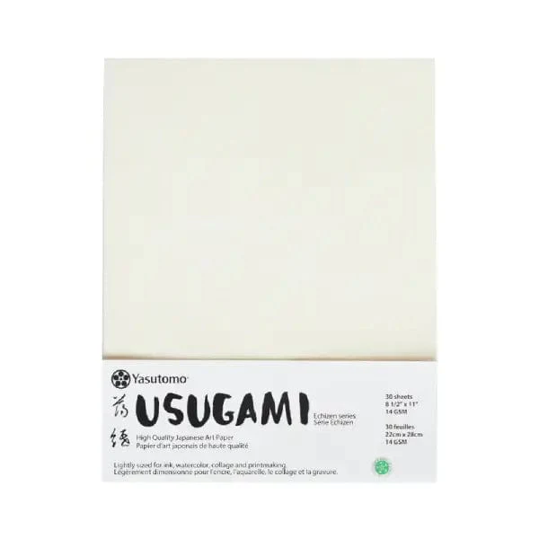 Yasutomo - Usugami Paper - 8½x11" Sheets - 30 Pack